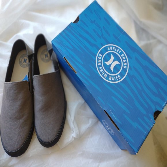 HURLEY Hobart Men's KD Slip-on Sneakers Size 12 NEW IN BOX - Picture 2 of 12